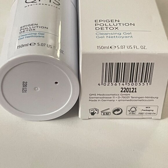 QMS Medicosmetics BNIB Ultra Milk Epigen Pollution Detox Cleansing Gel - 150 ml - Picture 5 of 9